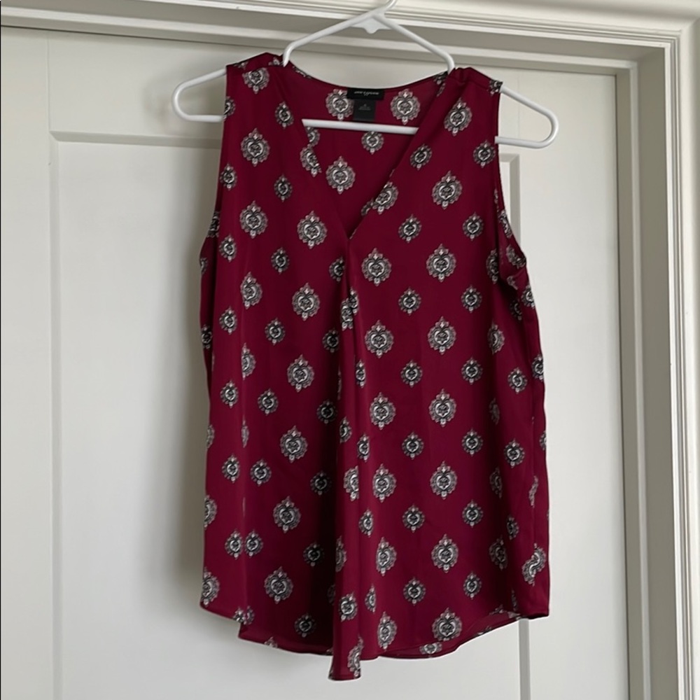 Ann Taylor burgundy blouse. Worn once!